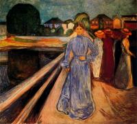 Munch, Edvard - Mujeres sobre el puente